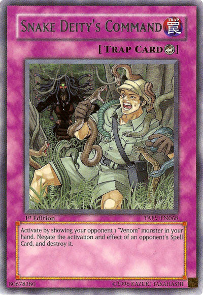 Snake Deity's Command [TAEV-EN068] Rare | Odin's Place