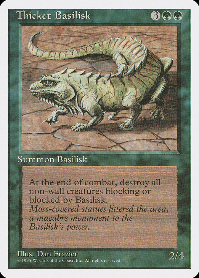 Thicket Basilisk (274) [Fourth Edition] | Odin's Place