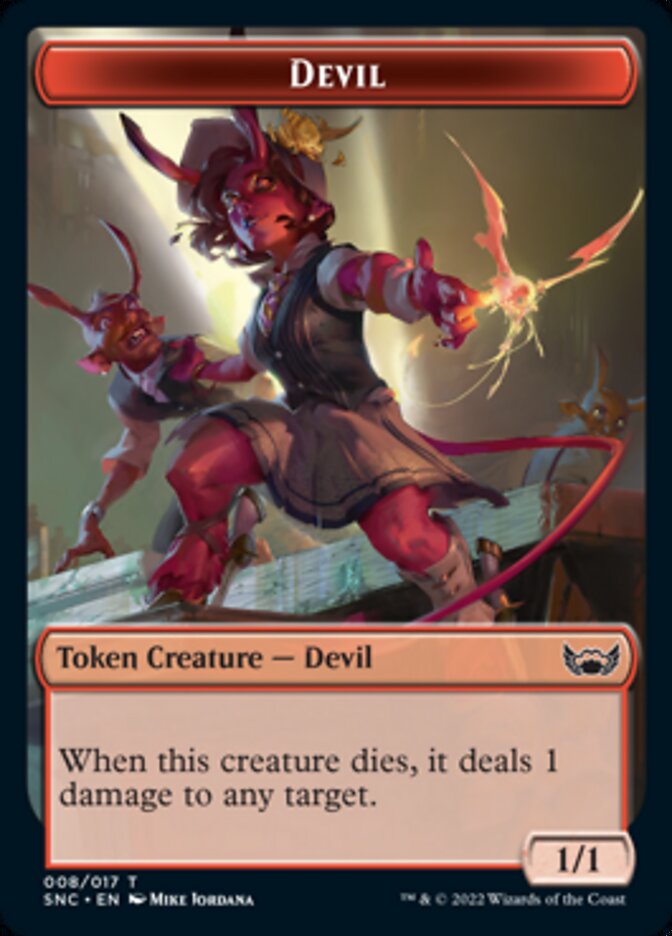 Devil // Rogue Double-Sided Token [Streets of New Capenna Tokens] | Odin's Place
