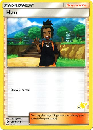 Hau (120/149) (Pikachu Stamp #13) [Battle Academy 2020] | Odin's Place