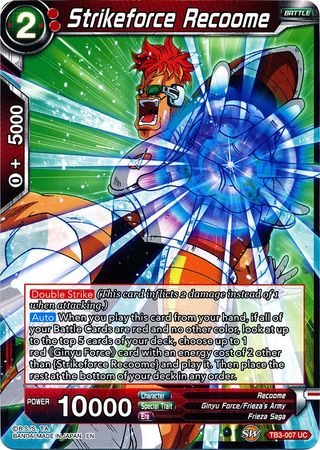 Strikeforce Recoome (TB3-007) [Clash of Fates] | Odin's Place