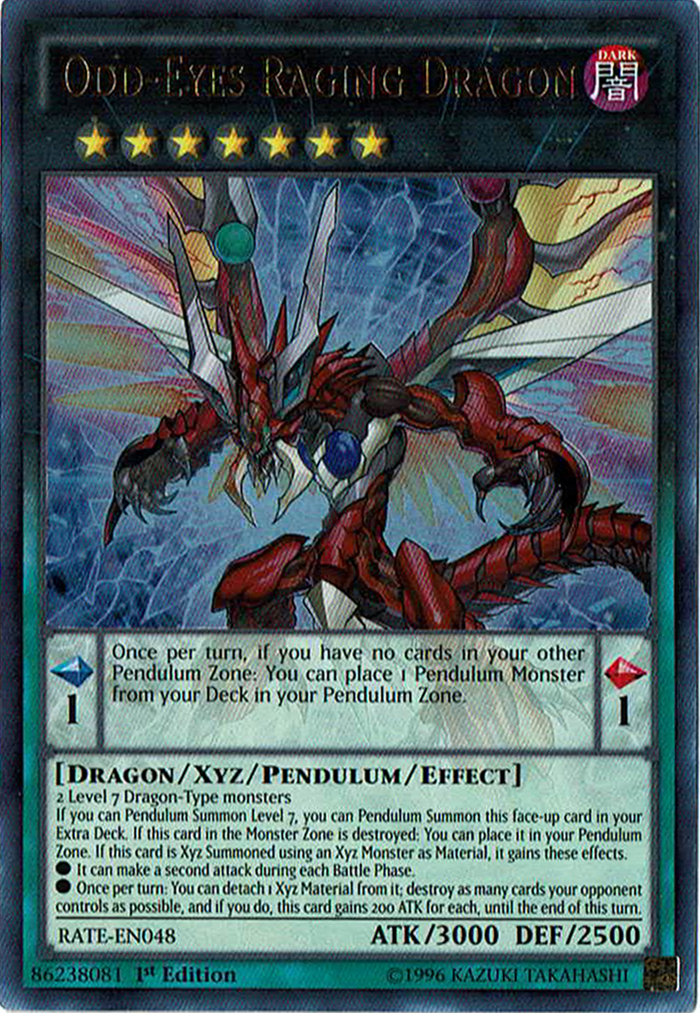 Odd-Eyes Raging Dragon [RATE-EN048] Ultra Rare | Odin's Place