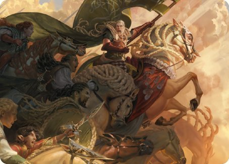 Marshal's Anthem Art Card [The Lord of the Rings: Tales of Middle-earth Art Series] | Odin's Place