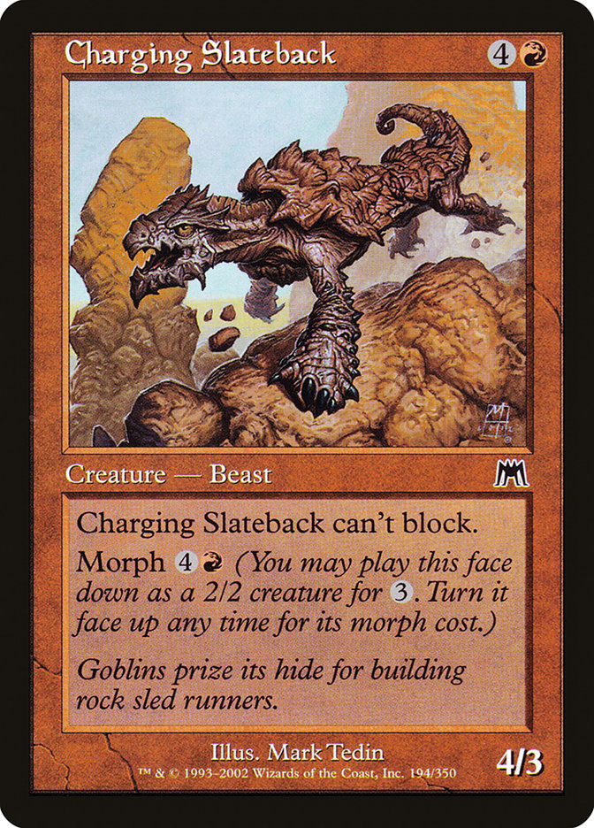 Charging Slateback (194) [Onslaught] | Odin's Place