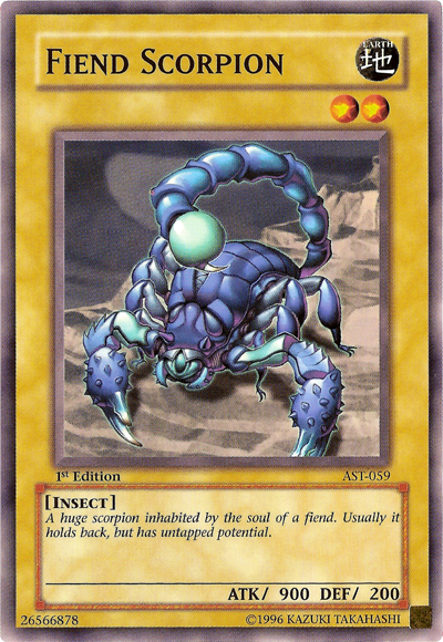 Fiend Scorpion [AST-059] Common | Odin's Place