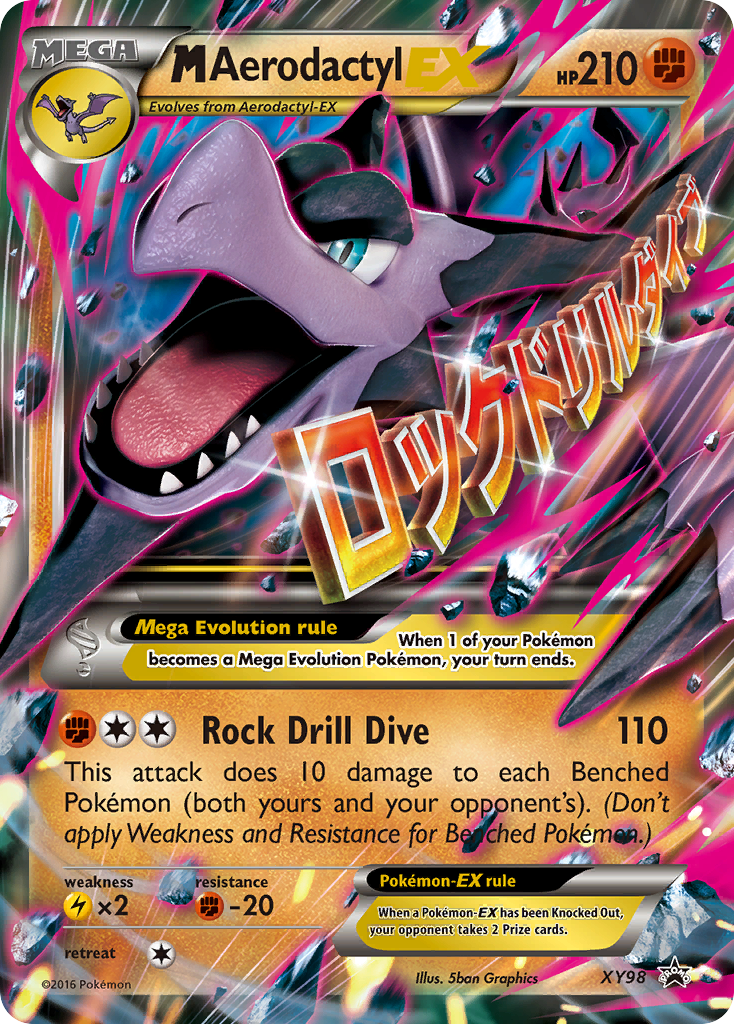 M Aerodactyl EX (XY98) [XY: Black Star Promos] | Odin's Place