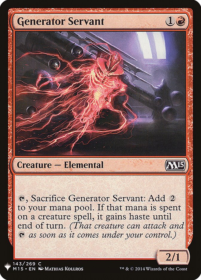 Generator Servant [Mystery Booster] | Odin's Place