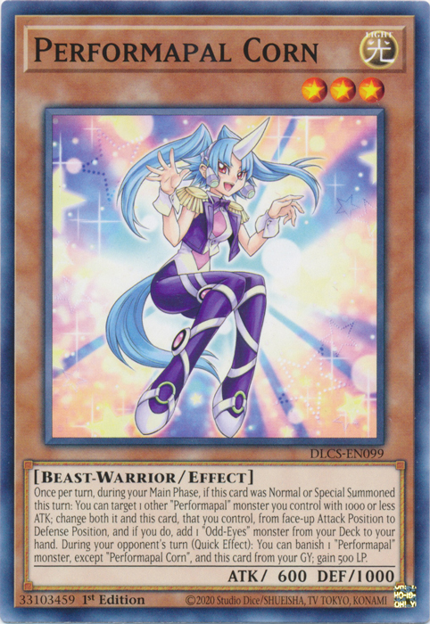 Performapal Corn [DLCS-EN099] Common | Odin's Place