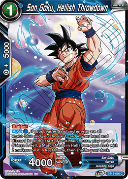 Son Goku, Hellish Throwdown (Common) (BT13-056) [Supreme Rivalry] | Odin's Place