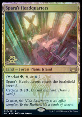 Spara's Headquarters [Streets of New Capenna Prerelease Promos] | Odin's Place
