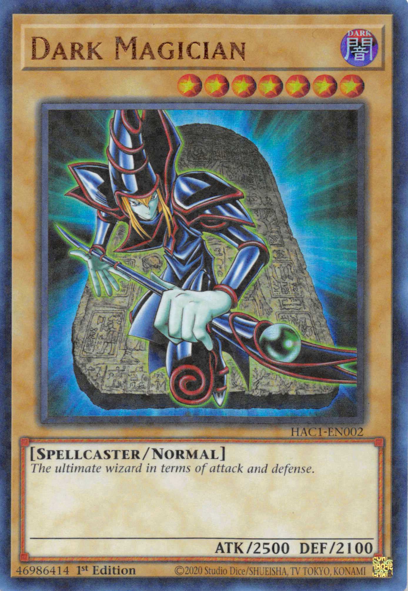 Dark Magician (Duel Terminal) [HAC1-EN002] Parallel Rare | Odin's Place