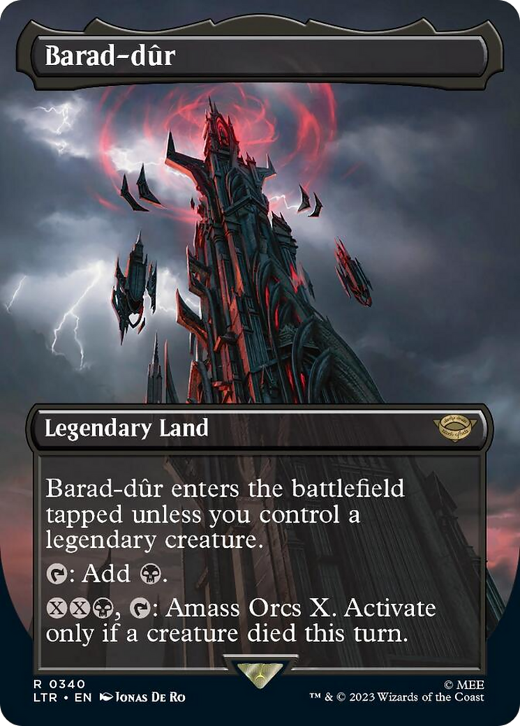 Barad-dur (Borderless Alternate Art) (340) [The Lord of the Rings: Tales of Middle-Earth] | Odin's Place
