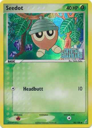 Seedot (60/100) (Stamped) [EX: Crystal Guardians] | Odin's Place