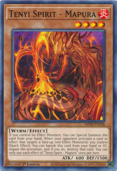 Tenyi Spirit - Mapura [MP20-EN108] Common | Odin's Place