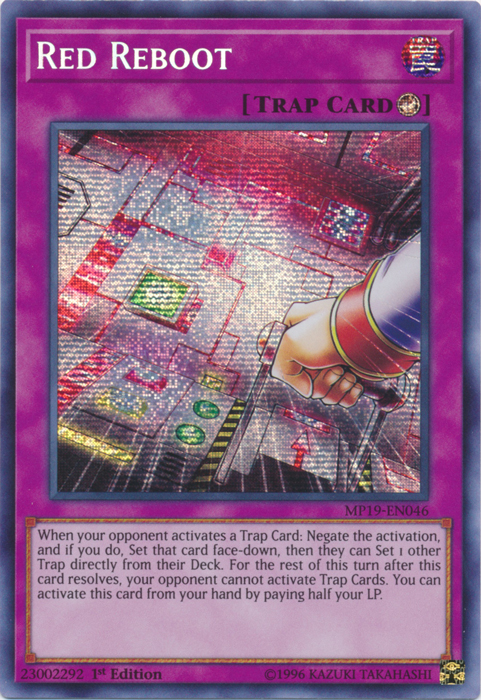 Red Reboot [MP19-EN046] Prismatic Secret Rare | Odin's Place