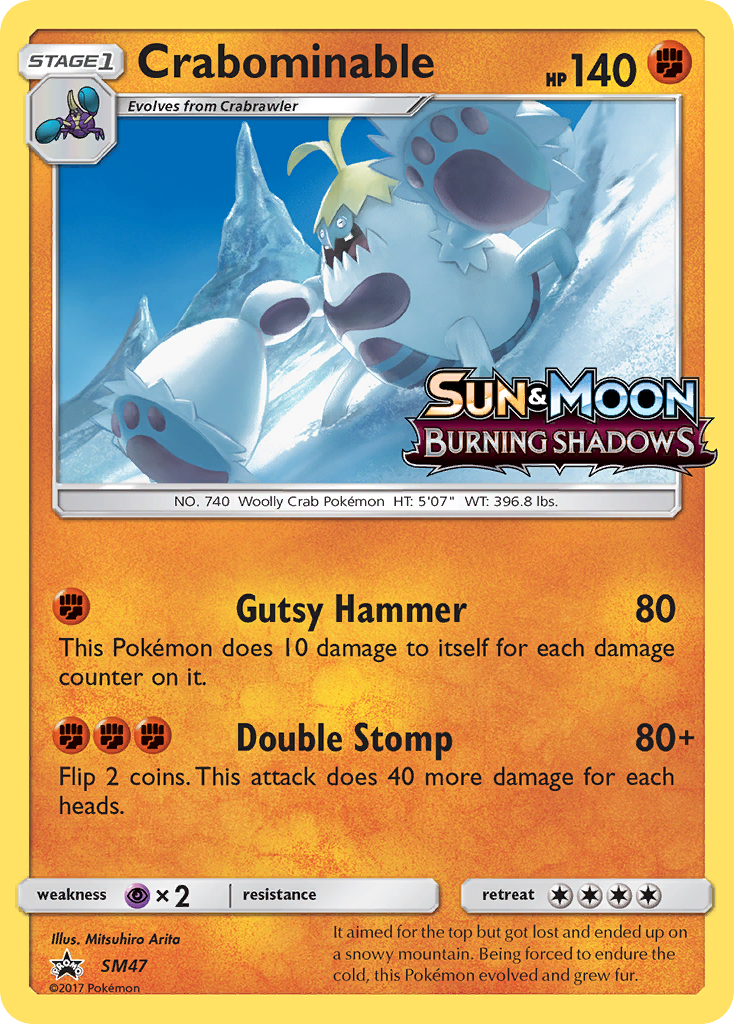 Crabominable (SM47) [Sun & Moon: Black Star Promos] | Odin's Place