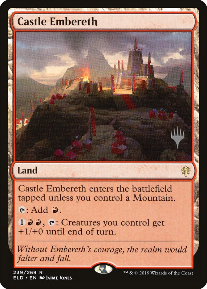 Castle Embereth (Promo Pack) [Throne of Eldraine Promos] | Odin's Place
