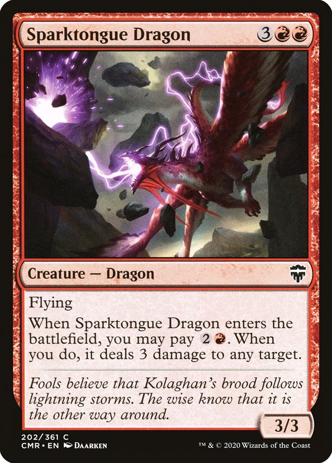 Sparktongue Dragon [Commander Legends] | Odin's Place