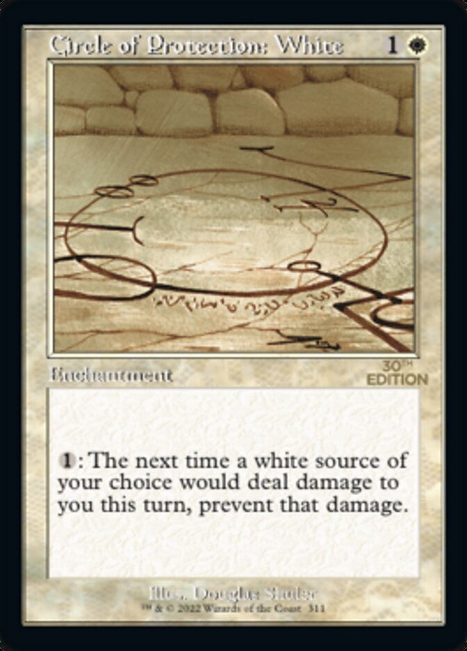 Circle of Protection: White (Retro) [30th Anniversary Edition] | Odin's Place