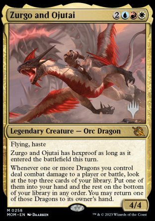 Zurgo and Ojutai (Promo Pack) [March of the Machine Promos] | Odin's Place
