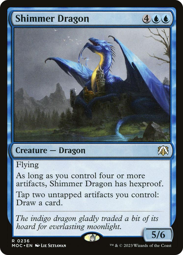 Shimmer Dragon [March of the Machine Commander] | Odin's Place