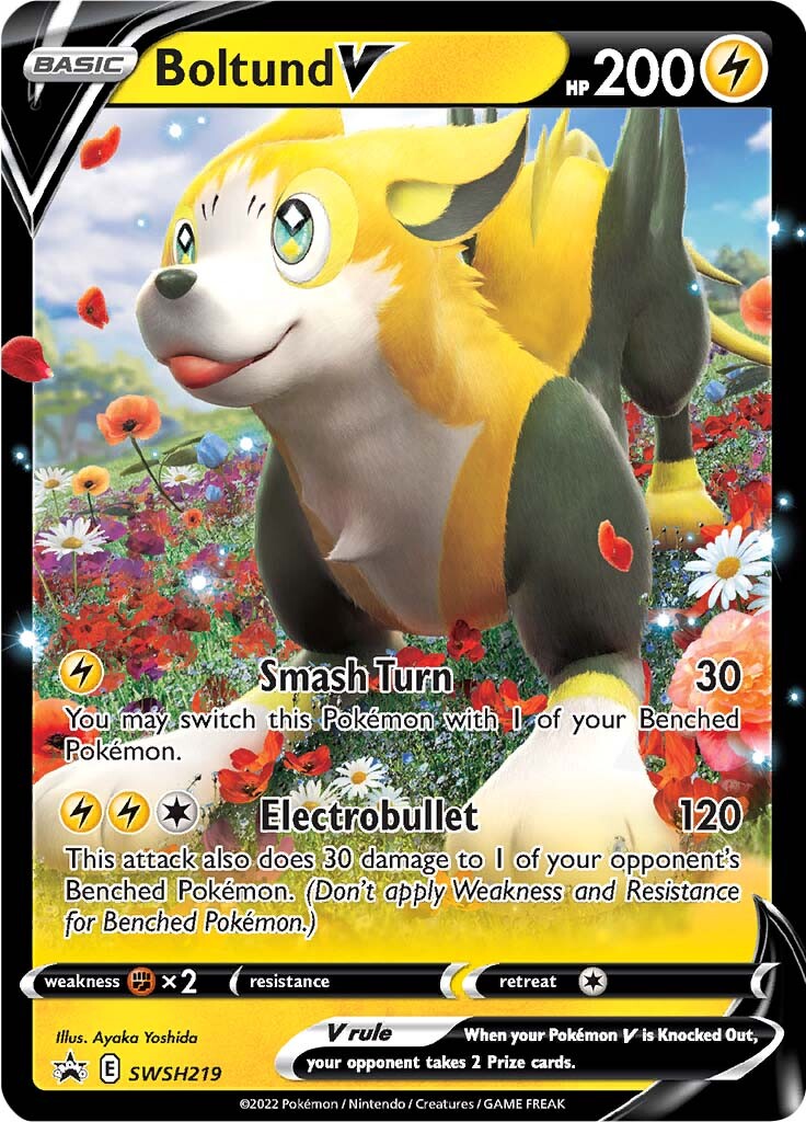 Boltund V (SWSH219) (Jumbo Card) [Sword & Shield: Black Star Promos] | Odin's Place