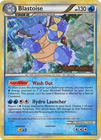 Blastoise (13/95) (Prerelease Promo) [HeartGold & SoulSilver: Black Star Promos] | Odin's Place