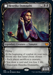 Henrika Domnathi // Henrika, Infernal Seer (Showcase Fang Frame) [Innistrad: Crimson Vow] | Odin's Place