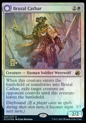 Brutal Cathar // Moonrage Brute [Innistrad: Midnight Hunt Prerelease Promos] | Odin's Place