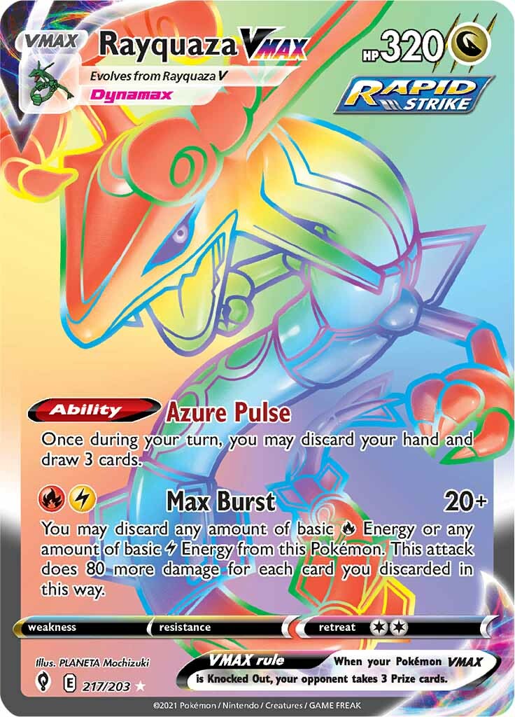 Rayquaza VMAX (217/203) [Sword & Shield: Evolving Skies] | Odin's Place
