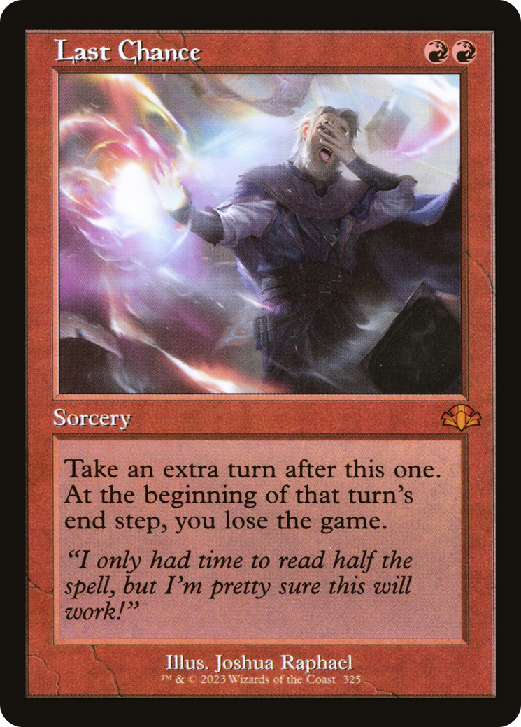 Last Chance (Retro) [Dominaria Remastered] | Odin's Place