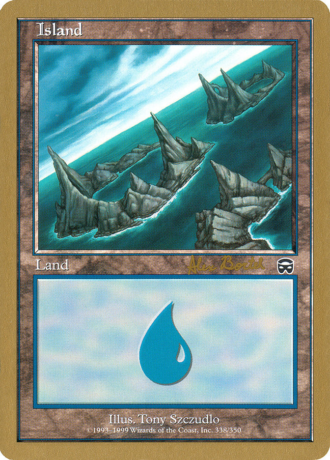 Island (ab338a) (Alex Borteh) [World Championship Decks 2001] | Odin's Place