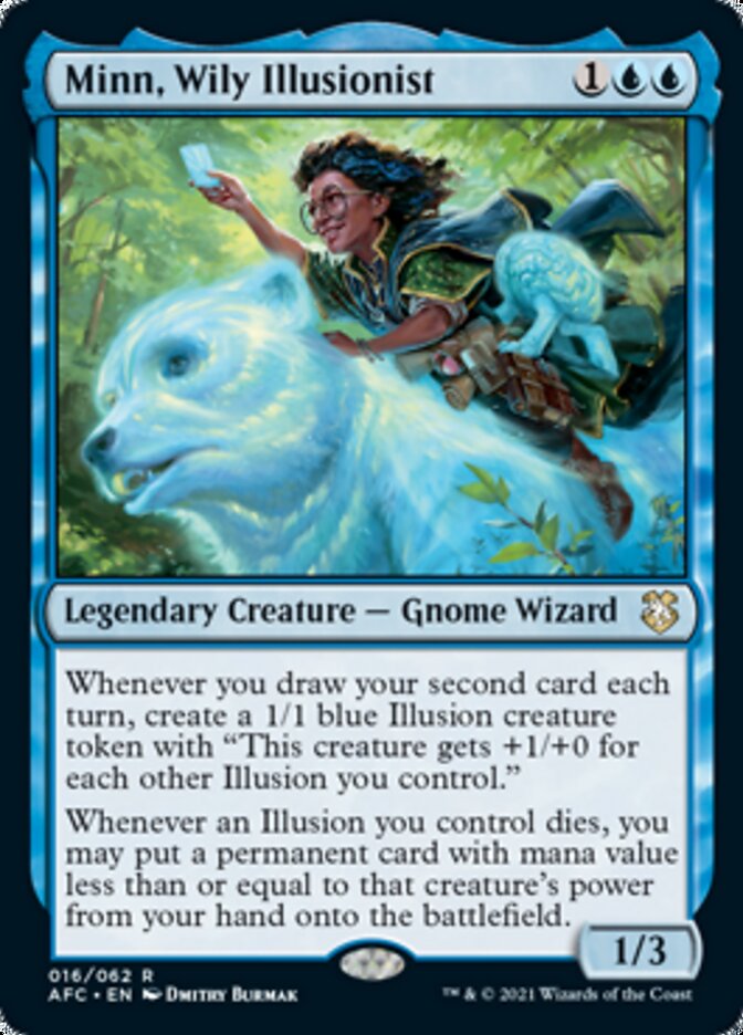 Minn, Wily Illusionist [Dungeons & Dragons: Adventures in the Forgotten Realms Commander] | Odin's Place