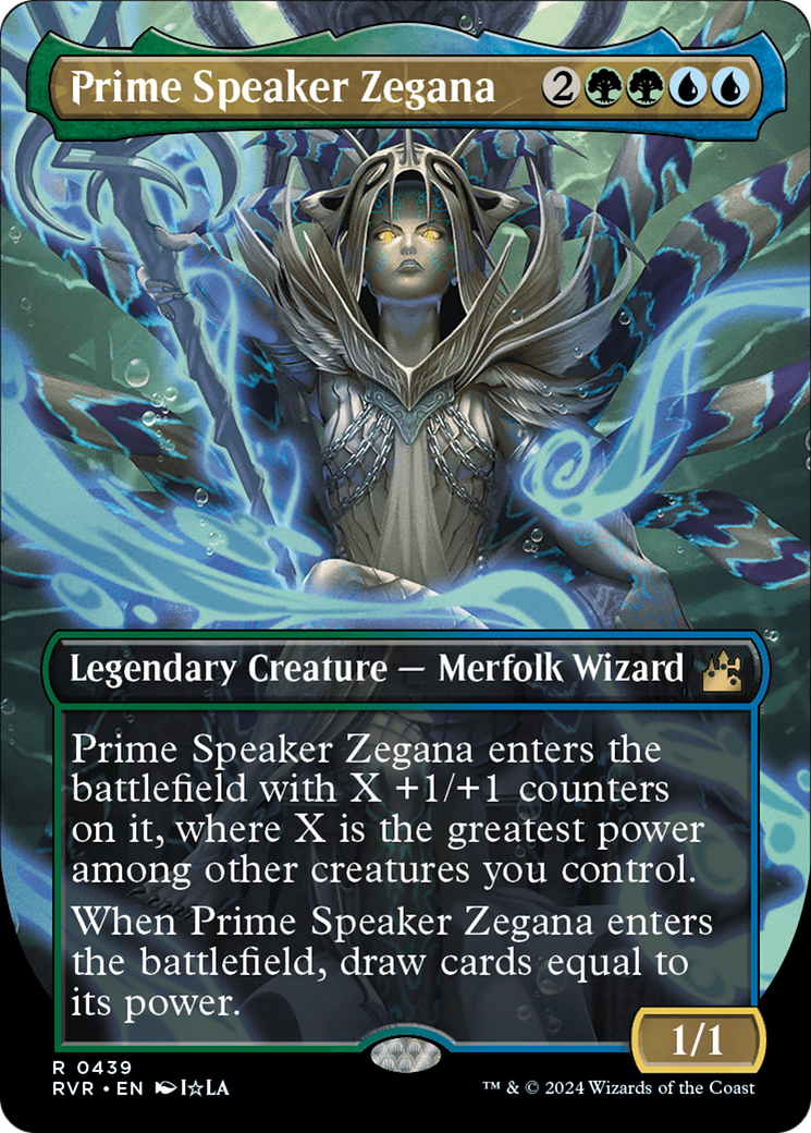Prime Speaker Zegana (Anime Borderless) [Ravnica Remastered] | Odin's Place