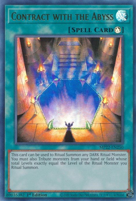 Contract with the Abyss [MP22-EN250] Ultra Rare | Odin's Place