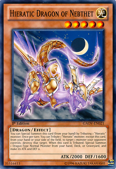 Hieratic Dragon of Nebthet [GAOV-EN021] Common | Odin's Place
