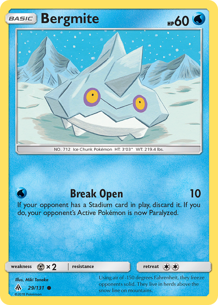Bergmite (29/131) [Sun & Moon: Forbidden Light] | Odin's Place