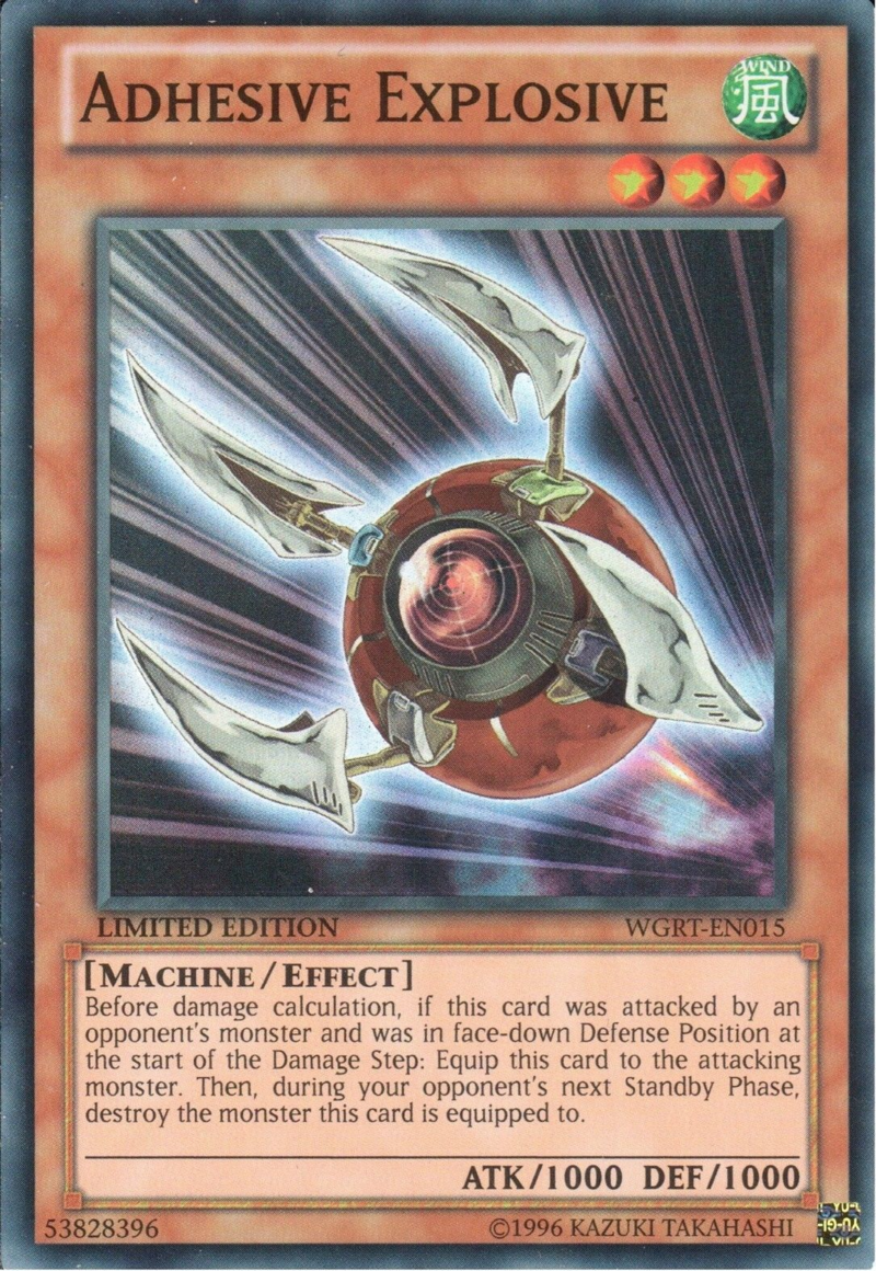 Adhesive Explosive [WGRT-EN015] Super Rare | Odin's Place