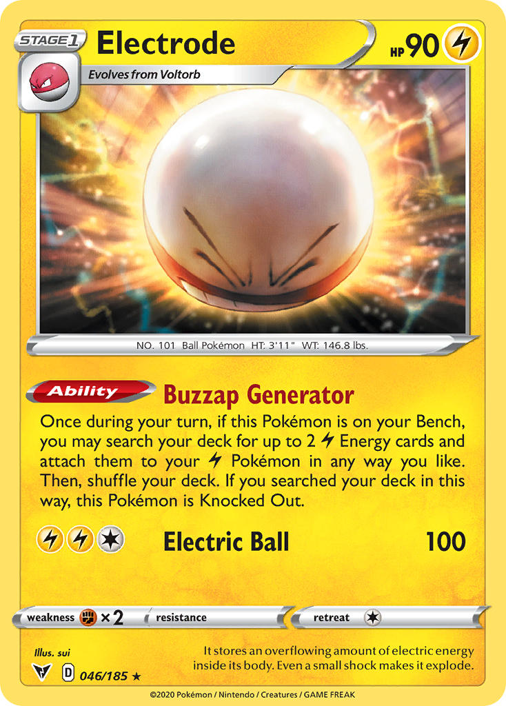Electrode (046/185) [Sword & Shield: Vivid Voltage] | Odin's Place