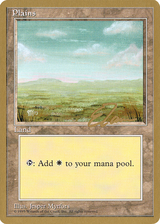 Plains (et364) (Eric Tam) [Pro Tour Collector Set] | Odin's Place