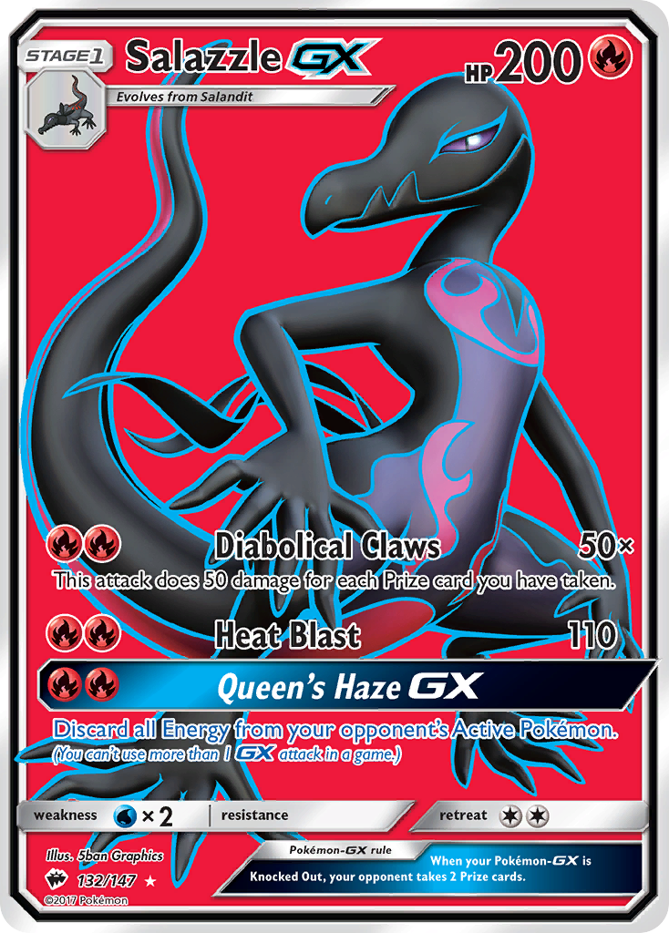 Salazzle GX (132/147) [Sun & Moon: Burning Shadows] | Odin's Place