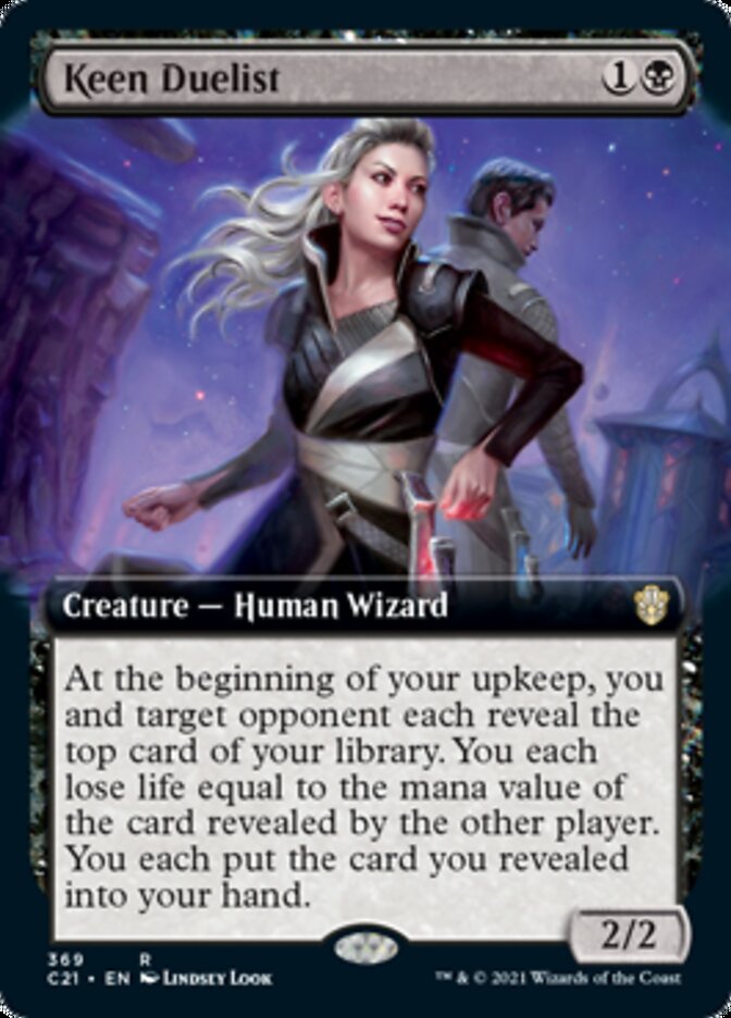 Keen Duelist (Extended Art) [Commander 2021] | Odin's Place