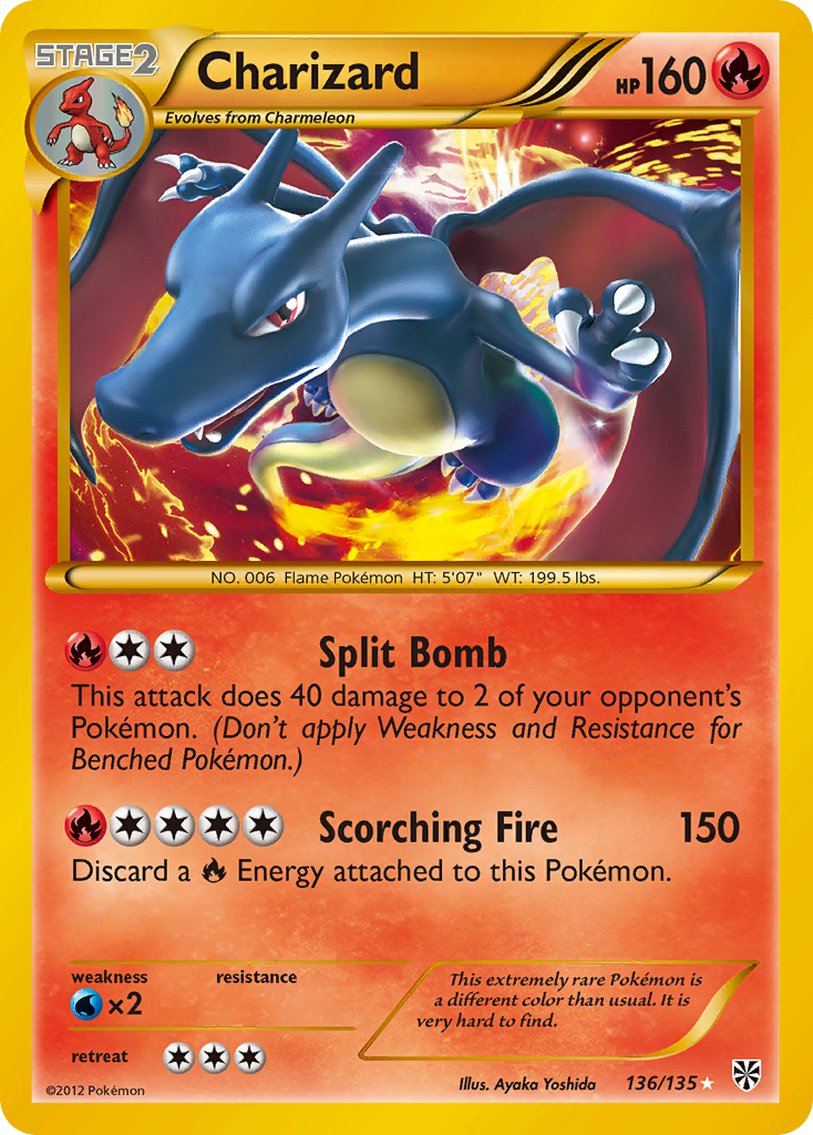 Charizard (136/135) [Black & White: Plasma Storm] | Odin's Place