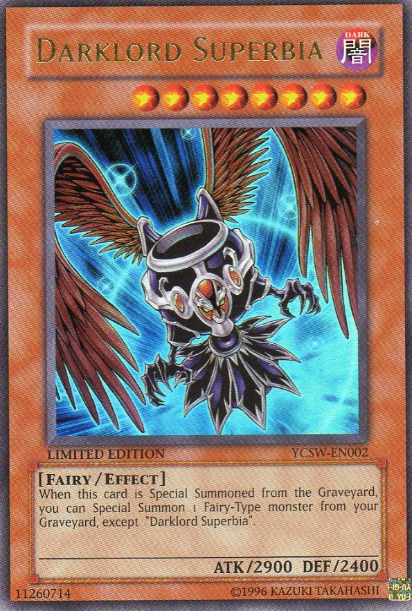 Darklord Superbia [YCSW-EN002] Ultra Rare | Odin's Place