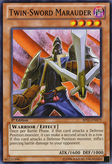 Twin-Sword Marauder [BP02-EN079] Mosaic Rare | Odin's Place