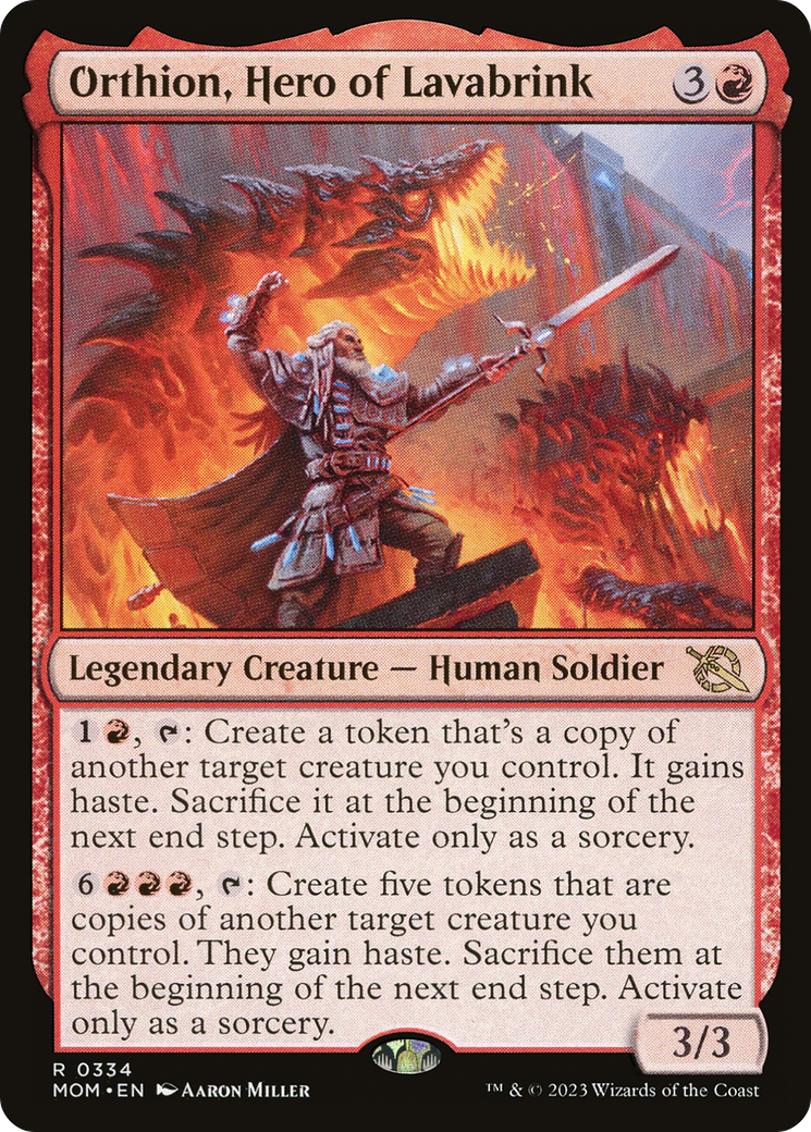 Orthion, Hero of Lavabrink [March of the Machine] | Odin's Place