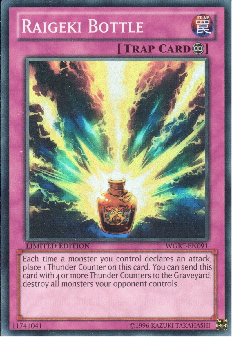 Raigeki Bottle [WGRT-EN091] Super Rare | Odin's Place