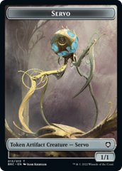 Servo // Eldrazi Double-Sided Token [The Brothers' War Commander Tokens] | Odin's Place