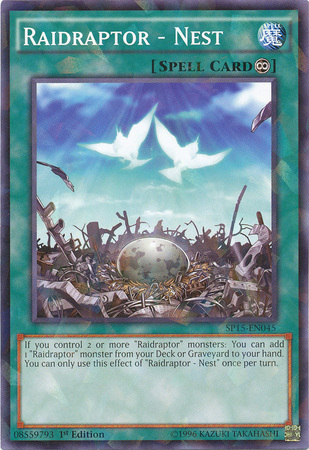 Raidraptor - Nest [SP15-EN045] Shatterfoil Rare | Odin's Place