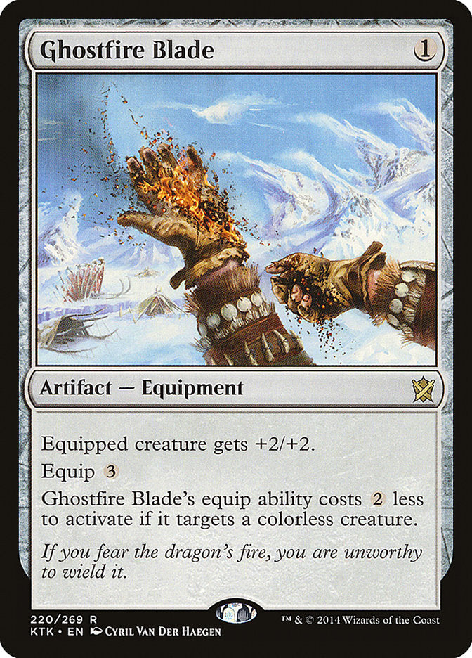 Ghostfire Blade (220) [Khans of Tarkir] | Odin's Place